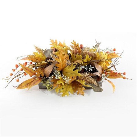 Safavieh 31 in. Faux Oak Leaf & Eucalyptus Potted Arrangement, Multi Color FXP1063A